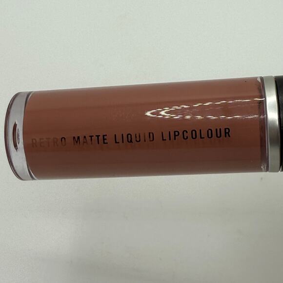 MAC Retro Matte Liquid Lipcolour #121 Burnt Spice Creamy Dirty Rose 5ml/0.17oz - Picture 3 of 4